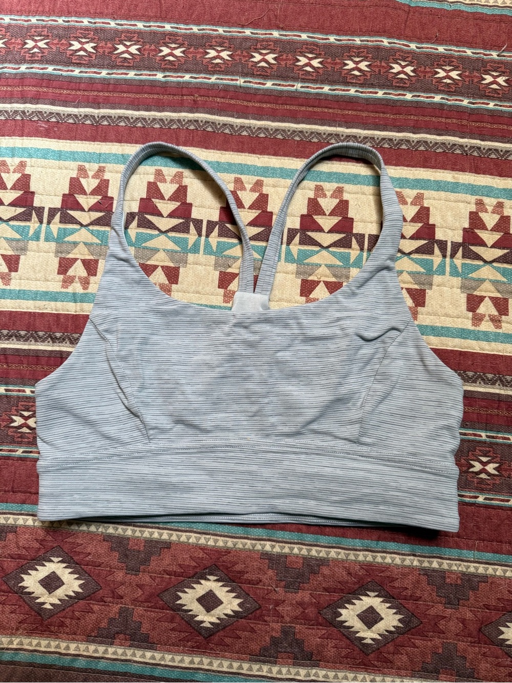 Lululemon Light Blue Racerback sports bra size 6